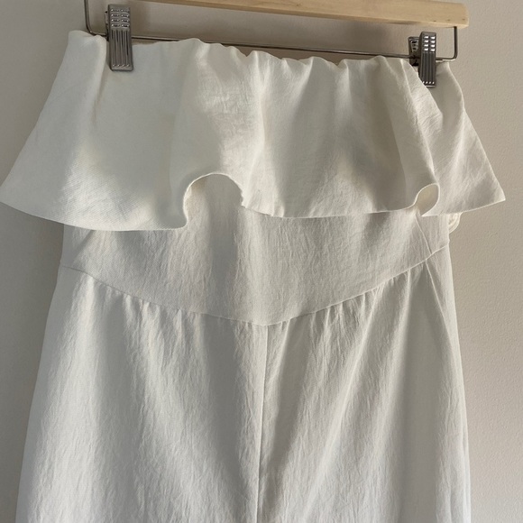 𝅺BABATON Aritzia flutter white jumpsuit - Picture 7 of 8